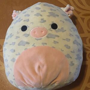 Squishmallows Cream and Pink Spotted Plush